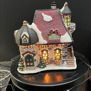 Santa's Workshop Holiday Decoration